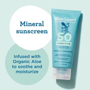 Blue Lizard Sensitive Mineral SPF 50 Sunscreen Lotion